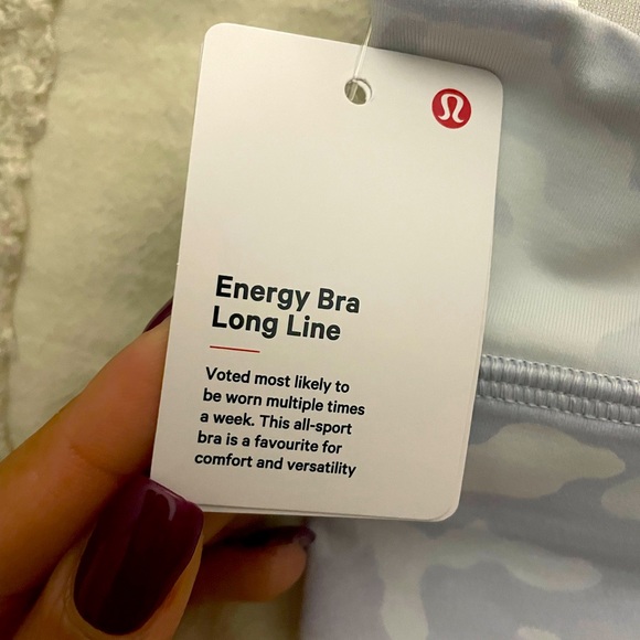 Lululemon Grey Camo Print Sports Bra - Picture 4 of 4